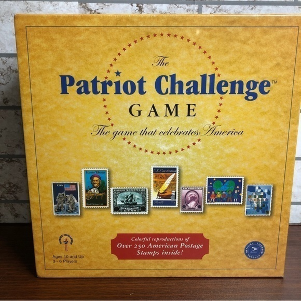 The patriot challenge game stamp collecting‎ americana